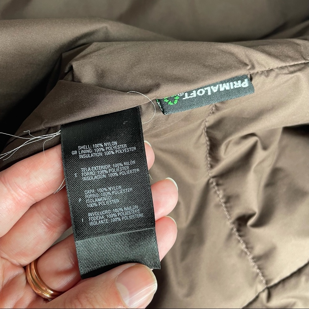 North Face Brown Down Alternative Light Jacket - image 4